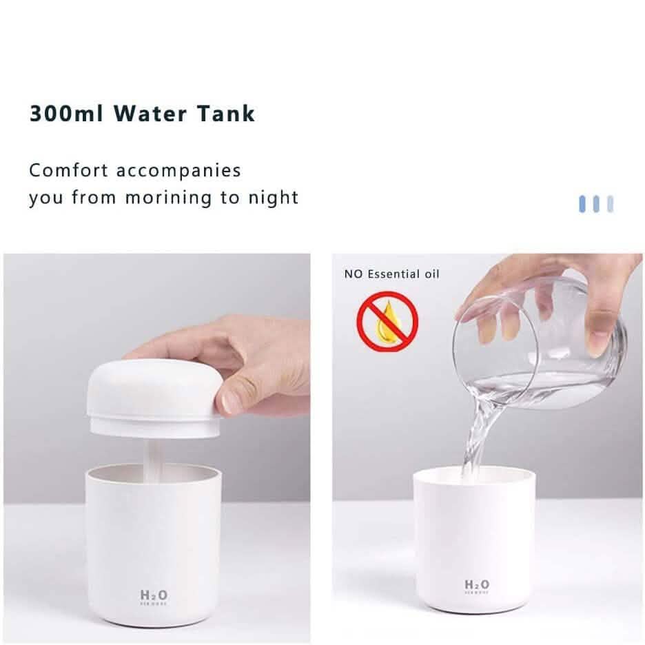 300ml Mini Portable Humidifier Ultra Quiet Aromatherapy Essential Oil DailySale