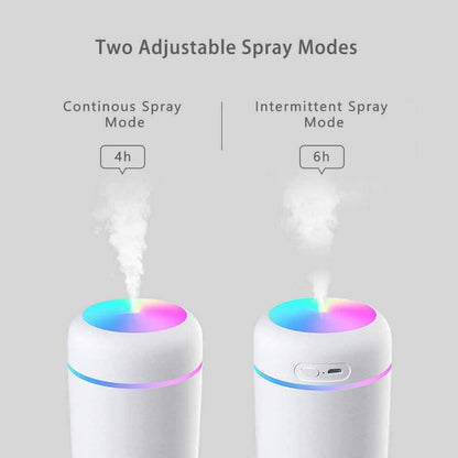 300ml Mini Portable Humidifier Ultra Quiet Aromatherapy Essential Oil DailySale