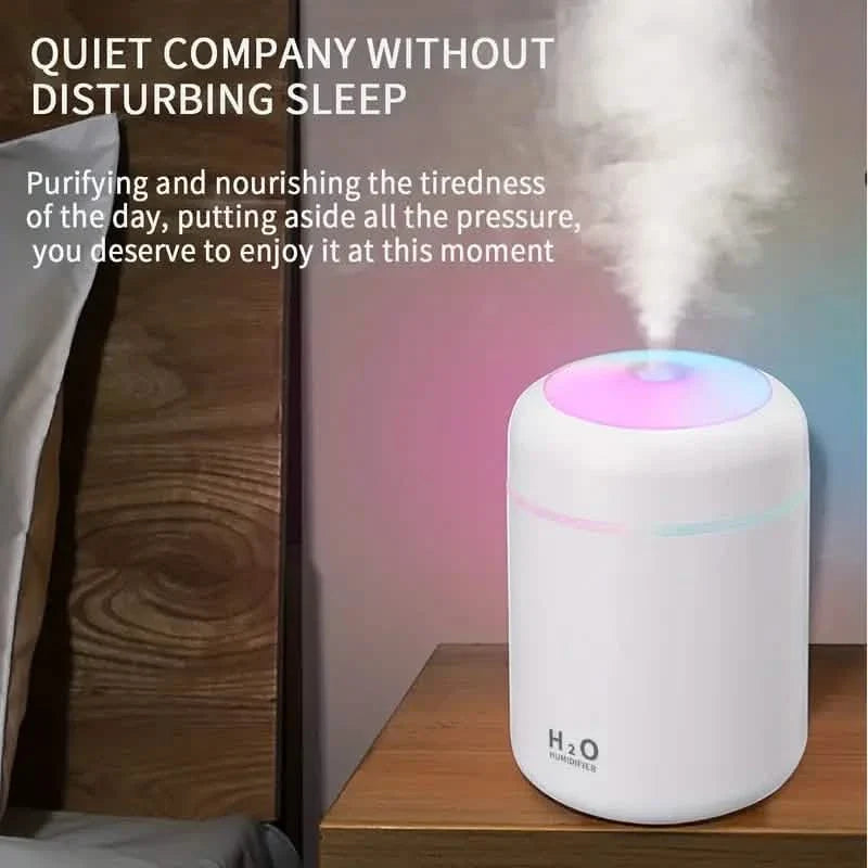 300ml Mini Portable Humidifier Ultra Quiet Aromatherapy Essential Oil DailySale