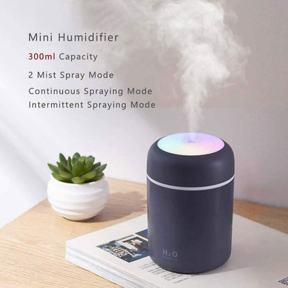 300ml Mini Portable Humidifier Ultra Quiet Aromatherapy Essential Oil DailySale