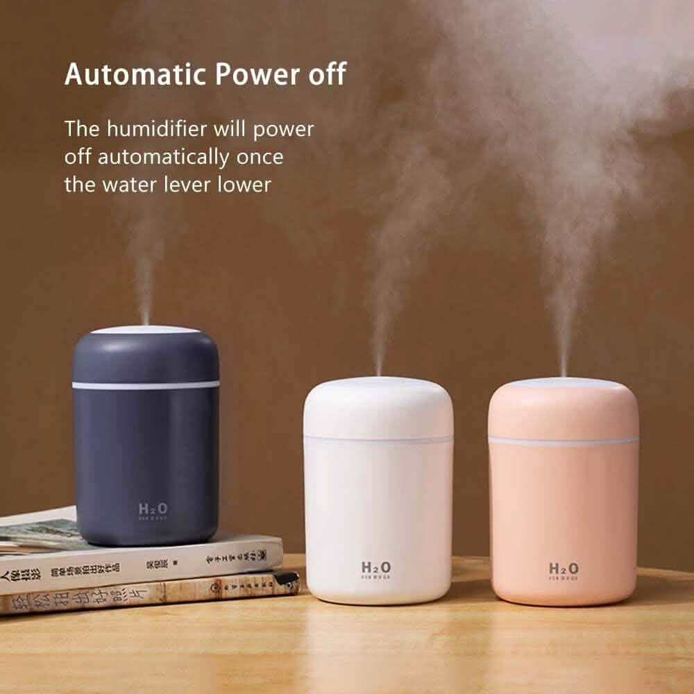 300ml Mini Portable Humidifier Ultra Quiet Aromatherapy Essential Oil DailySale