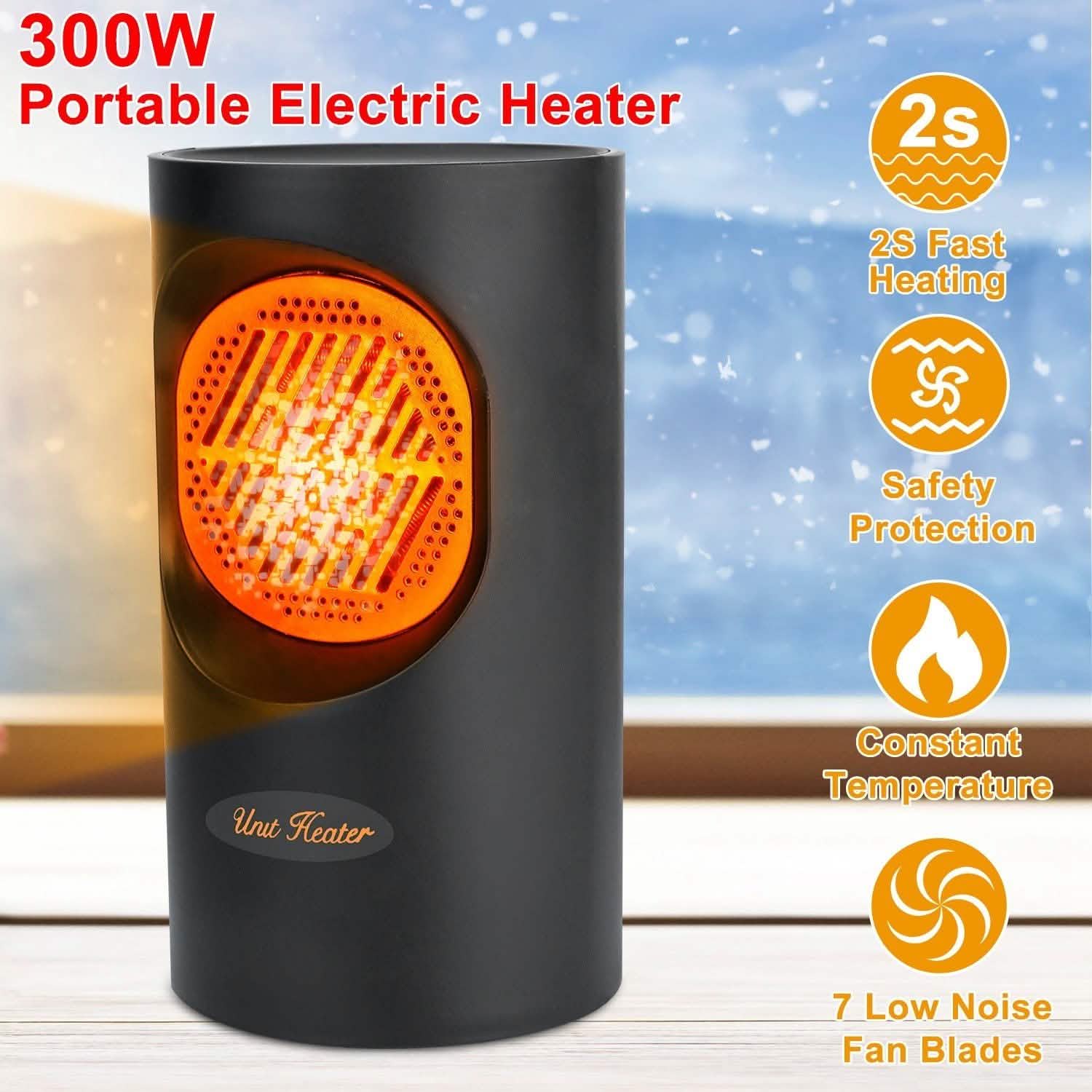 300W Portable Electric Mini Heater DailySale