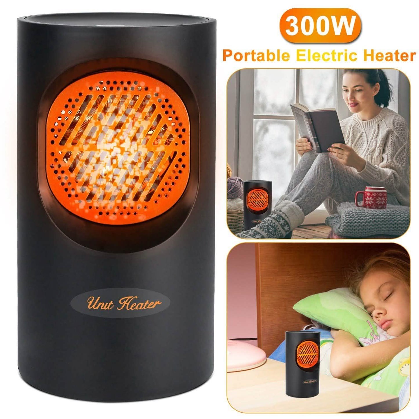 300W Portable Electric Mini Heater DailySale
