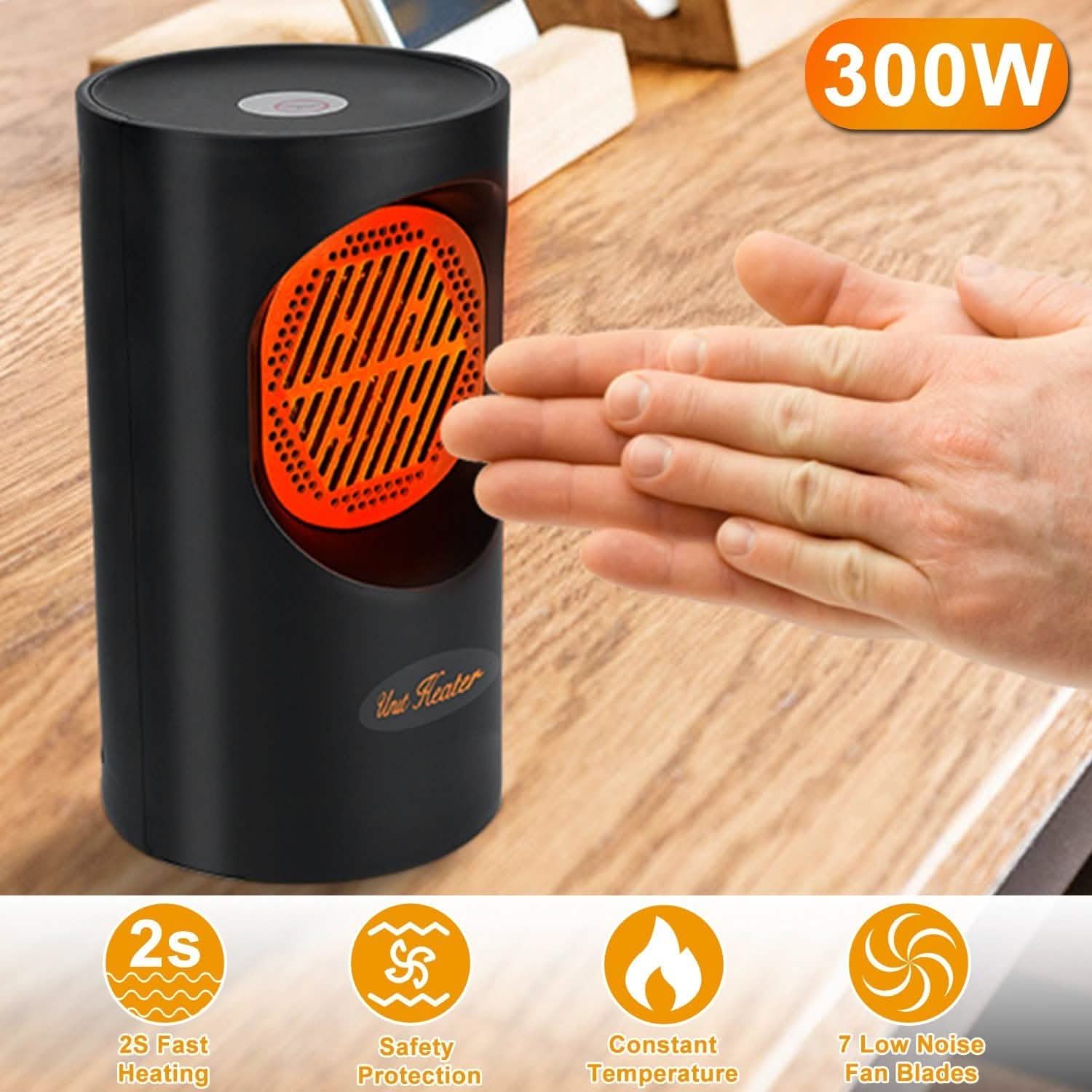 300W Portable Electric Mini Heater DailySale