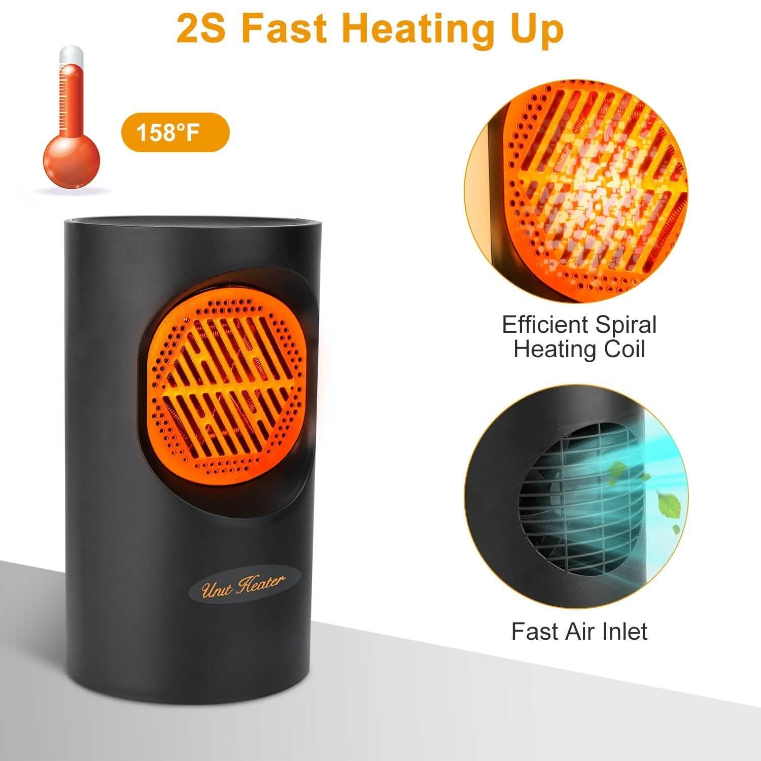 300W Portable Electric Mini Heater DailySale