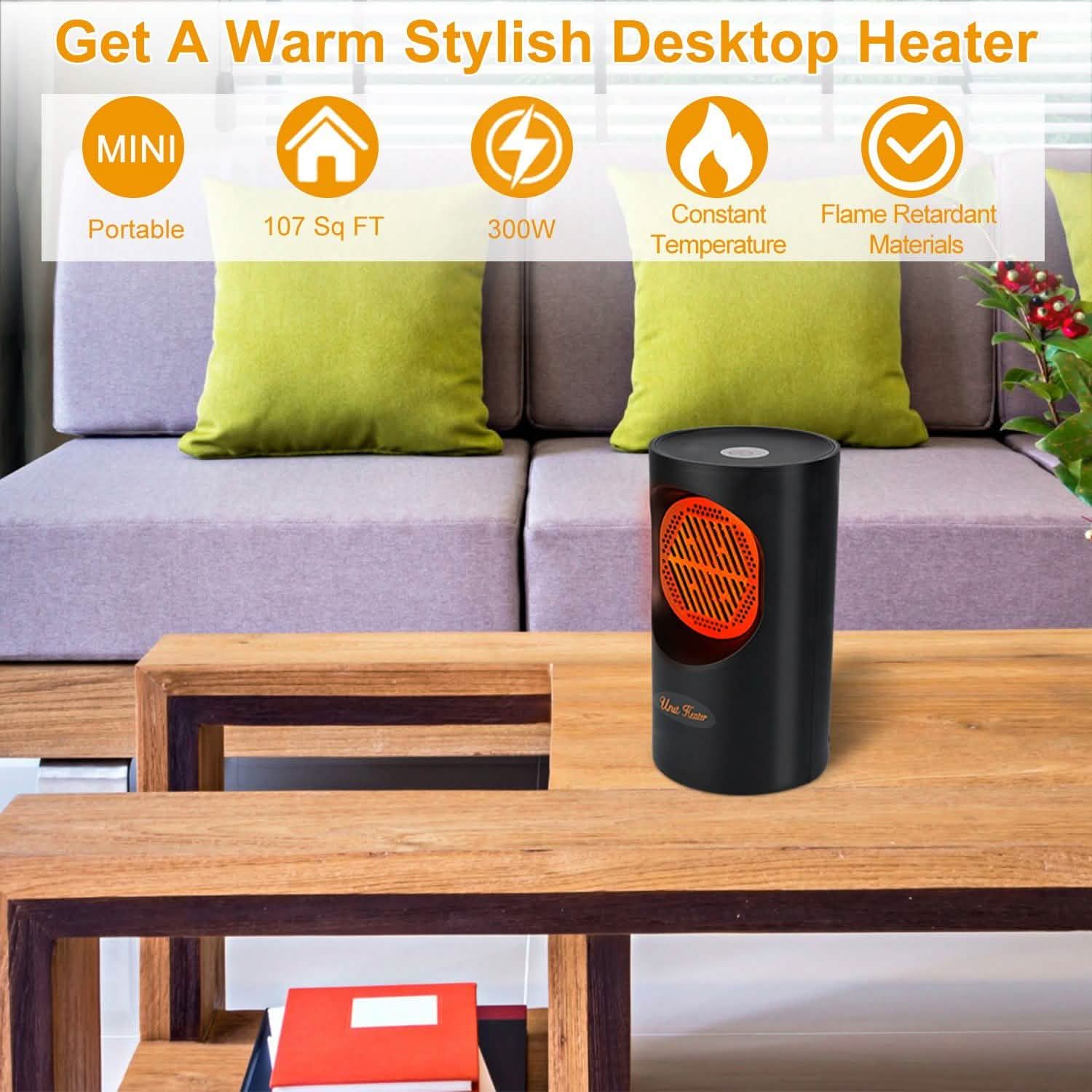 300W Portable Electric Mini Heater DailySale