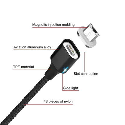 3.0A Magnetic Micro USB Android Interface Fast Charging DailySale