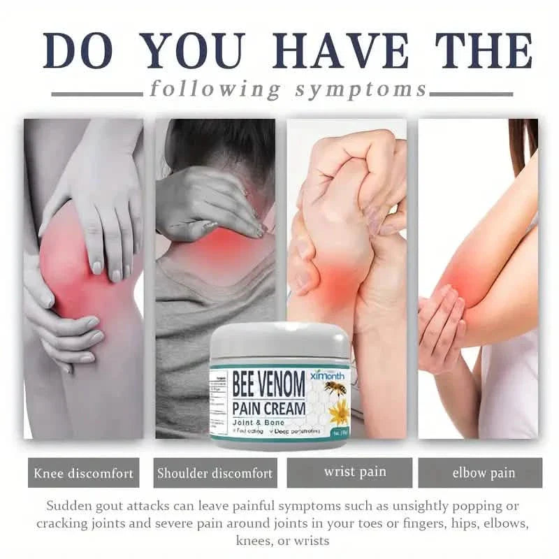 Bee Venom Pain Cream for Lumbar, Spine, Hand, Foot, Joint, Shoulder, Neck DailySale