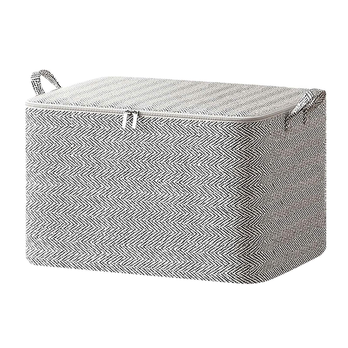 30L Foldable Fabric Clothes Storage Organizer Bag with Reinforced Handle DailySale