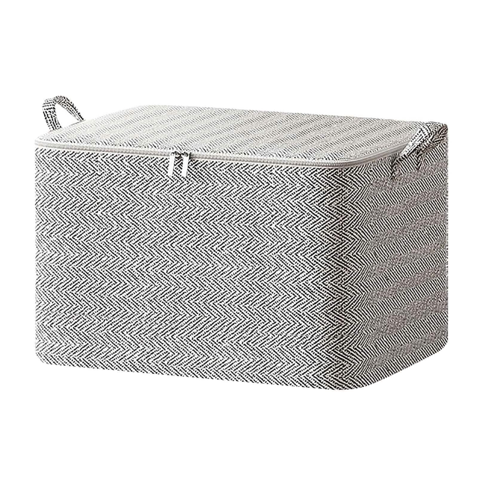 30L Foldable Fabric Clothes Storage Organizer Bag with Reinforced Handle DailySale