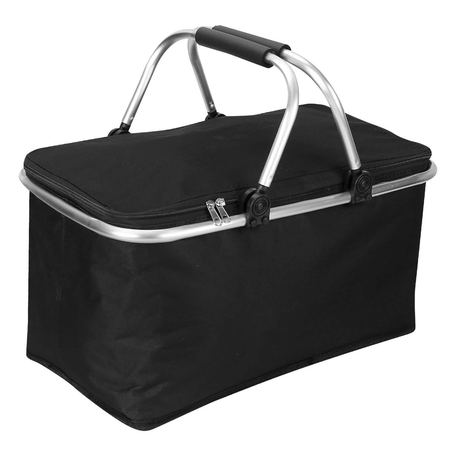 30L Insulated Picnic Basket Cooler Collapsible Food Delivery Storage DailySale