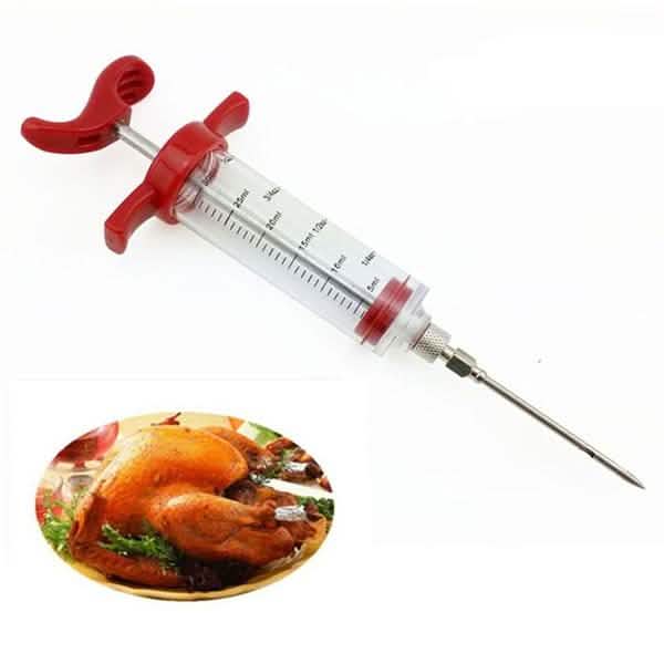 30ml BBQ Meat Marinade Sauce Seasoning Syringe Injector DailySale