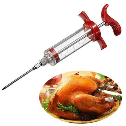 30ml BBQ Meat Marinade Sauce Seasoning Syringe Injector DailySale
