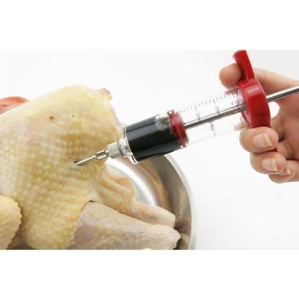 30ml BBQ Meat Marinade Sauce Seasoning Syringe Injector DailySale