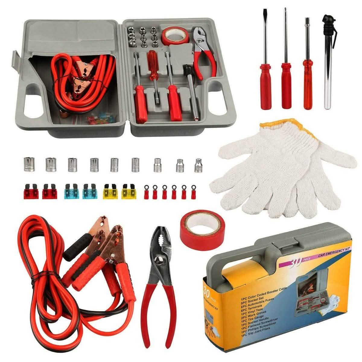 31-Piece: Emergency Roadside Tool Kit DailySale