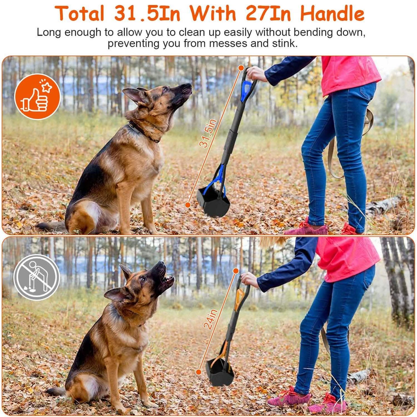31.5-Inch Pet Pooper Scooper DailySale