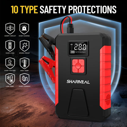 Portable Car Jump Starter with Air Compressor DailySale