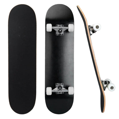 31x8in 9 Layers Maple Concave Skateboard DailySale