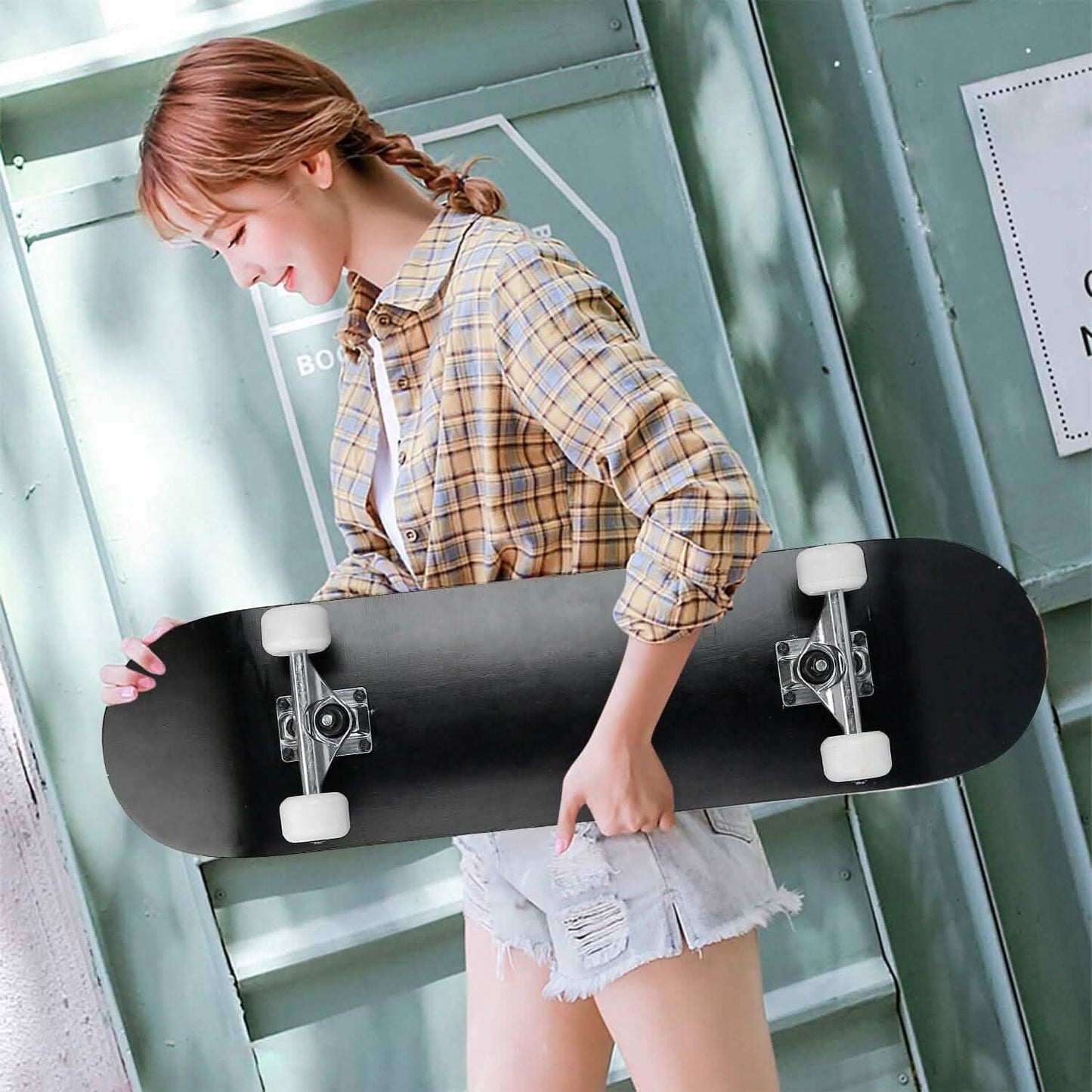 31x8in 9 Layers Maple Concave Skateboard DailySale