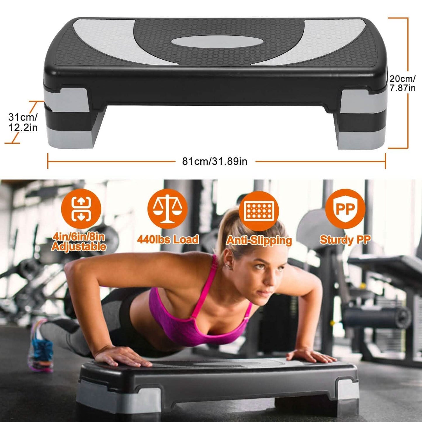 32-Inch Fitness Aerobic Stepper DailySale