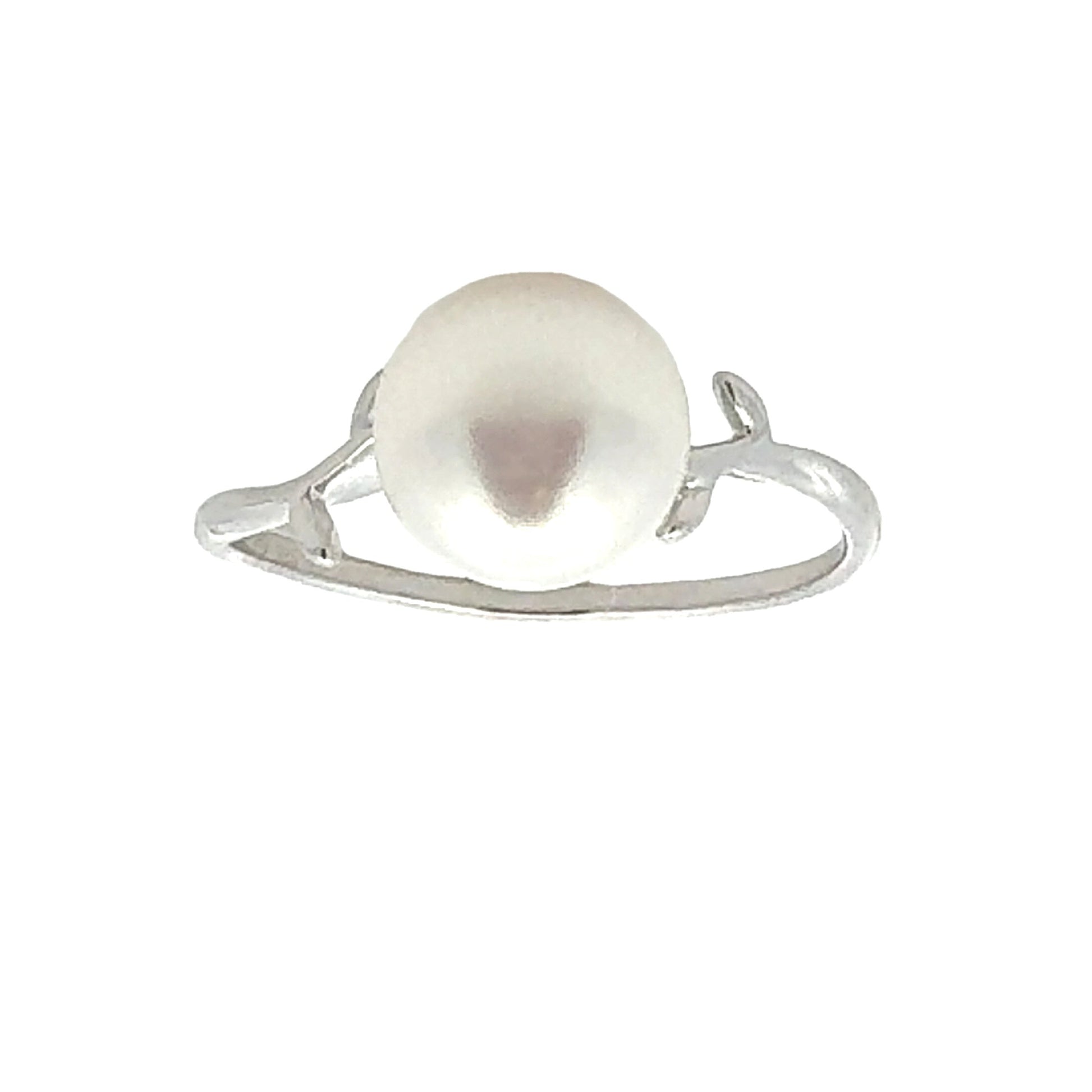 Genuine FW Pearl Ring Sterling Silver Bids.com