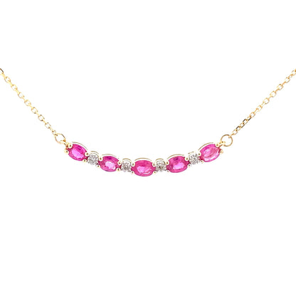 .73ct Ruby Diamond Fashion Pendants 10KT Yellow Gold Bids.com