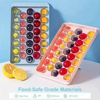 33 Round Shape Ice Cube Maker Tray DailySale