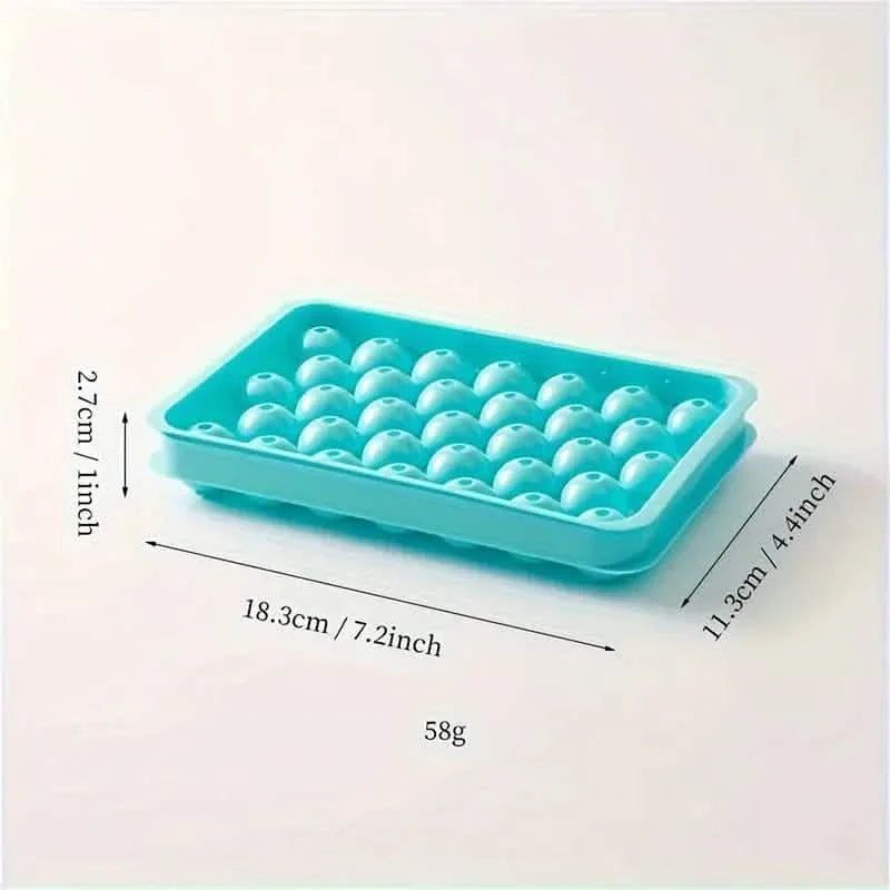 33 Round Shape Ice Cube Maker Tray DailySale