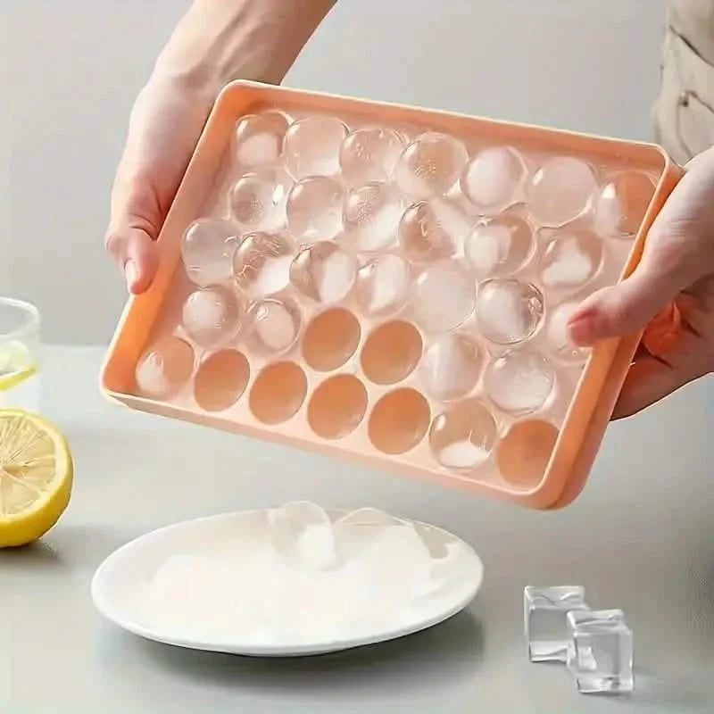 33 Round Shape Ice Cube Maker Tray DailySale