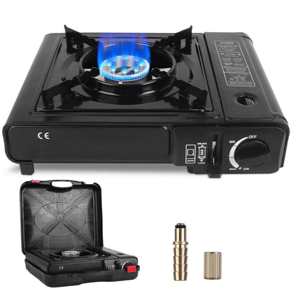 3300W Portable Camping Stove Butane Canister Dual Fuel Burner DailySale