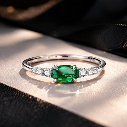 925 Sterling Silver & Platinum Plated 0.1cm CZ Ring for Women - Size 6.0 Bids.com
