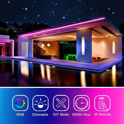 33Ft LED Strip Lights with IR 44 Key Remote DailySale