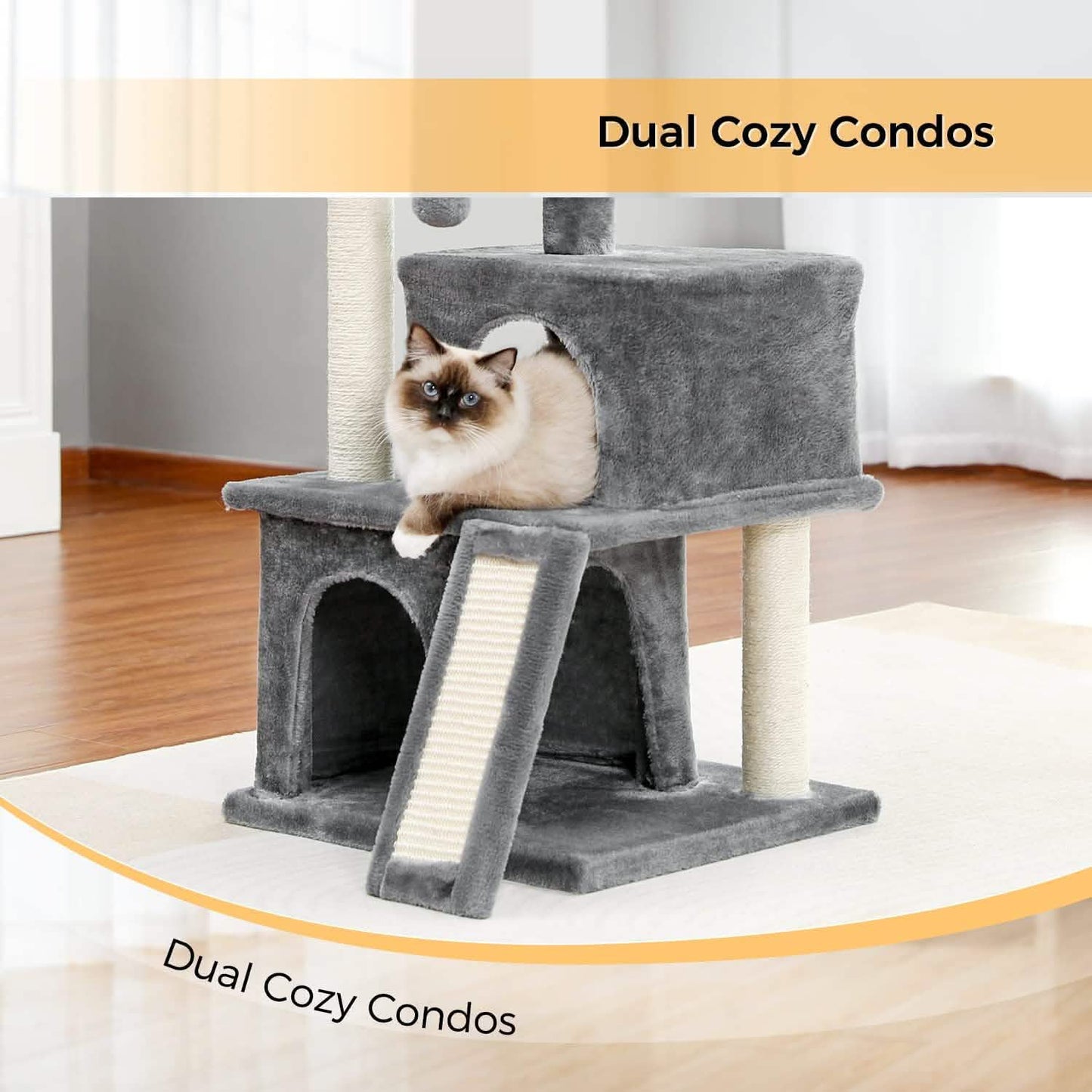 34" Cat Tree Deluxe Tower DailySale