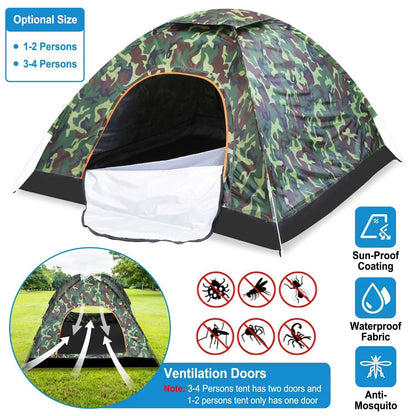 3/4 Person Instant Pop Up Dome Tent DailySale