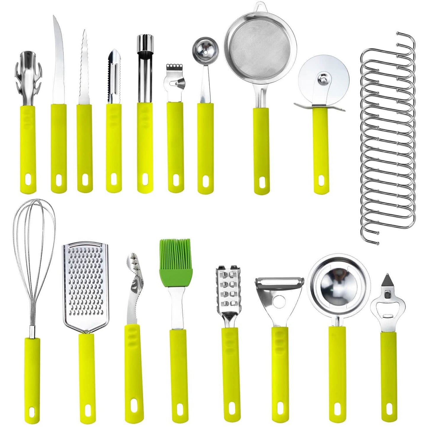 34-Pieces Set: Stainless Steel Kitchen Gadget Tools Set DailySale