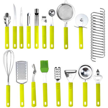 34-Pieces Set: Stainless Steel Kitchen Gadget Tools Set DailySale