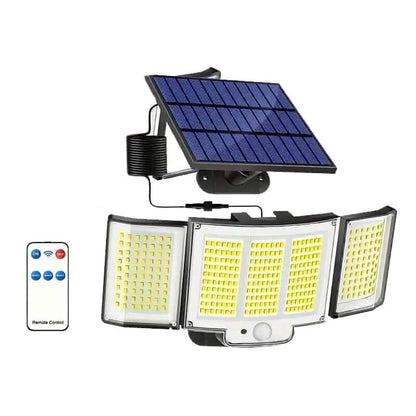 348 LED Motion Sensor Solar Lights Outdoor with Remote Control DailySale