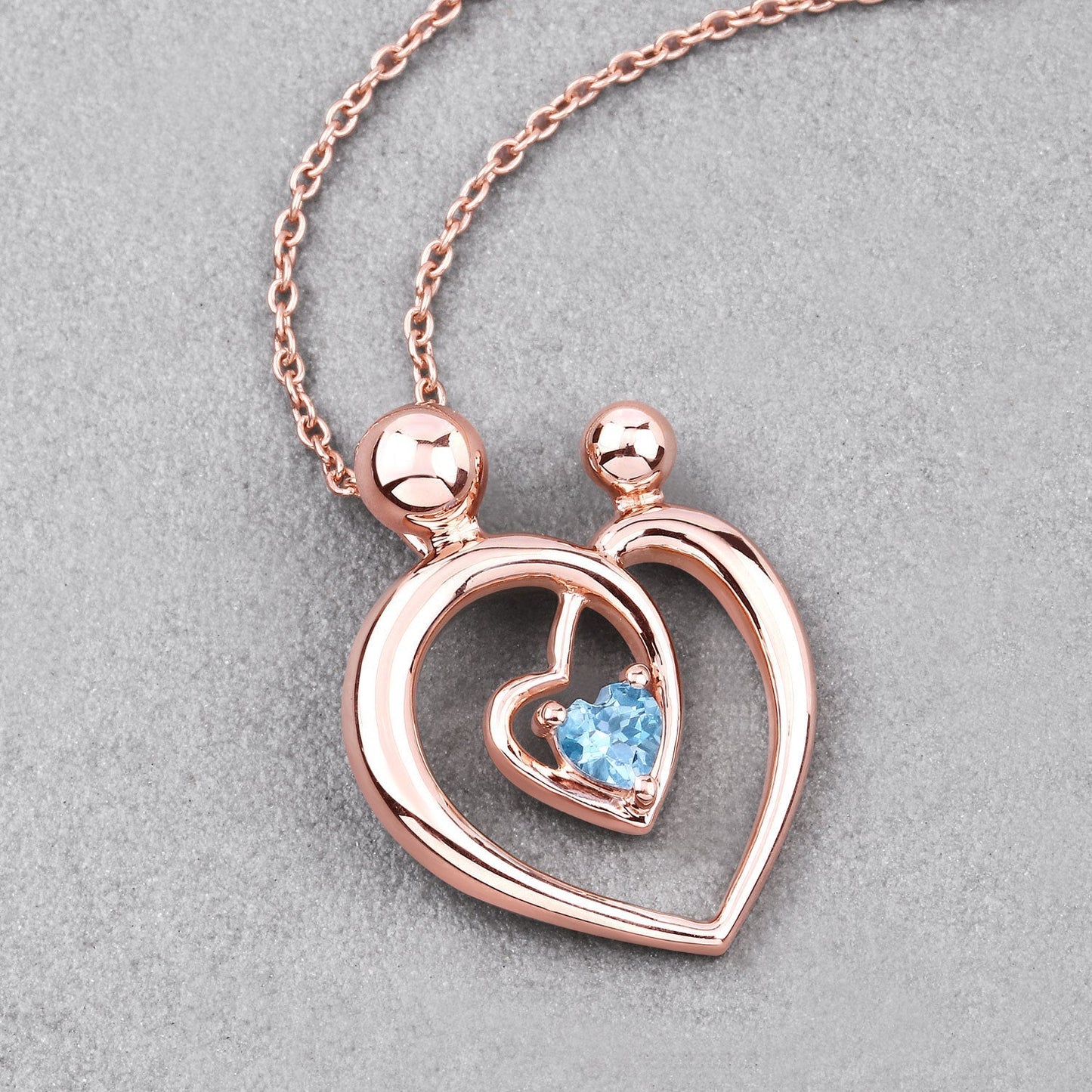 0.28 Carat Genuine Swiss Blue Topaz .925 Sterling Silver Pendant Bids.com