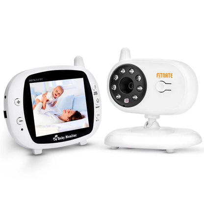 3.5" Audio Video Baby Monitor Wireless Digital Camera Night Vision Safety Viewer DailySale