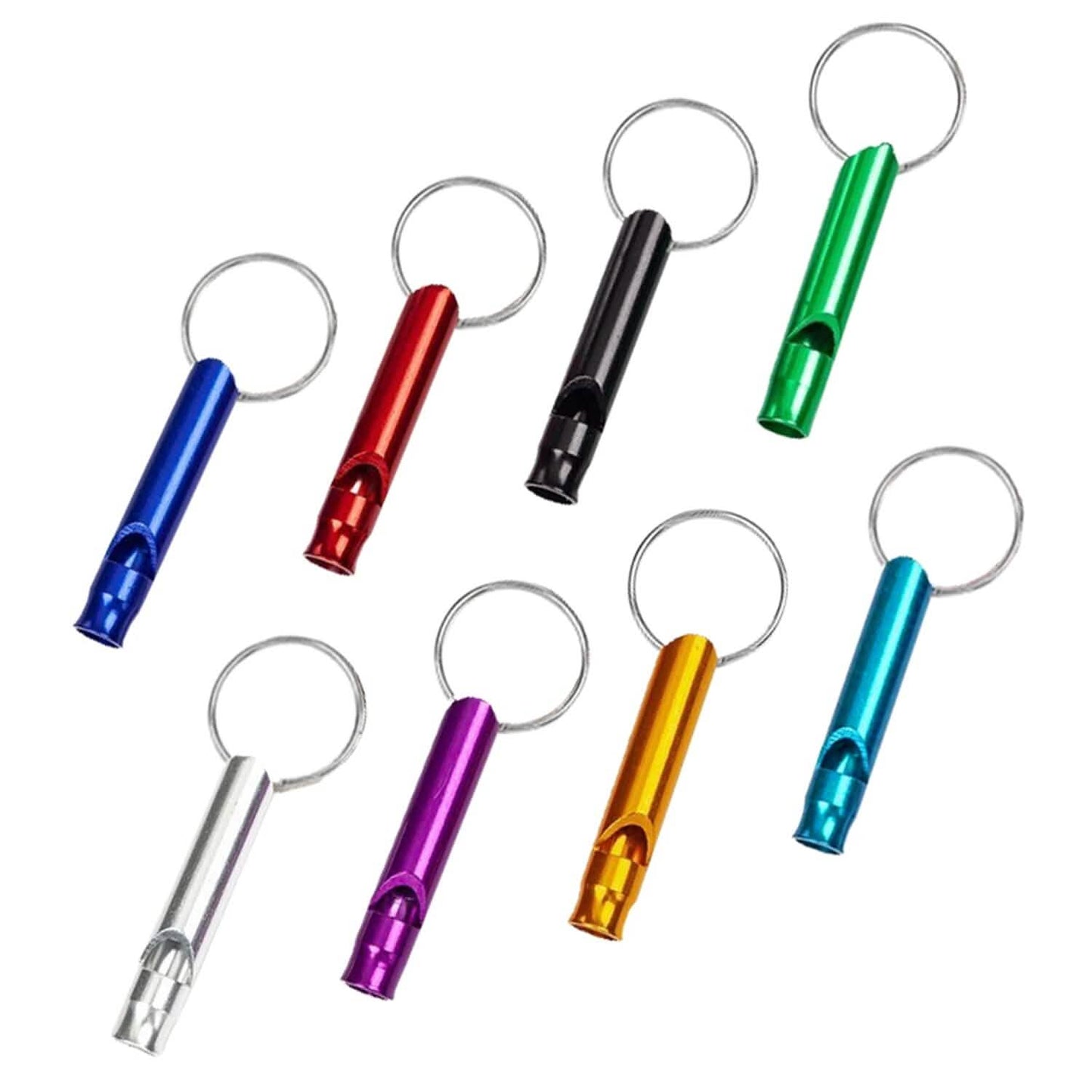 35-Pieces: Emergency Whistle Extra Loud with Key Chain Ring DailySale