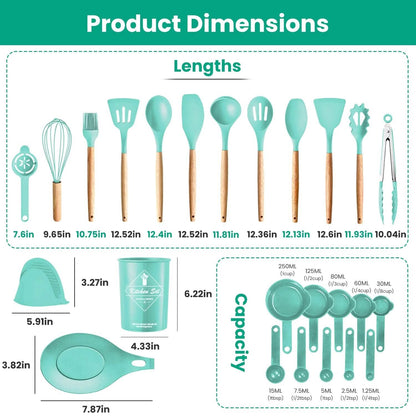 35-Pieces: Kitchen Cooking Utensils Set DailySale