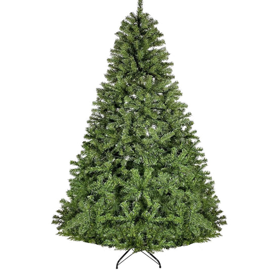 350 LED Solid Color Printed Green Hinged Fraser Fir Artificial Christmas Tree DailySale