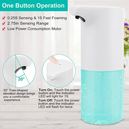 350 ML/14 Oz Automatic Foam Soap Dispenser DailySale
