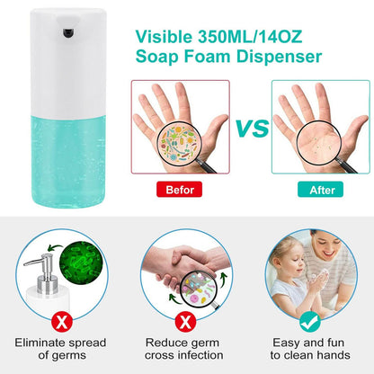 350 ML/14 Oz Automatic Foam Soap Dispenser DailySale