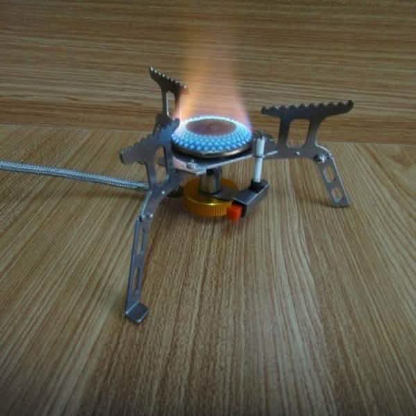 3500W Portable Foldable Outdoor Camping Picnic Gas Burner Steel Stove DailySale