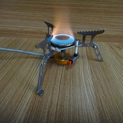 3500W Portable Foldable Outdoor Camping Picnic Gas Burner Steel Stove DailySale