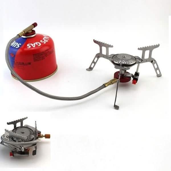 3500W Portable Foldable Outdoor Camping Picnic Gas Burner Steel Stove DailySale