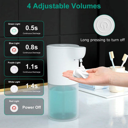 350ml Automatic Foam Soap Dispenser Rechargeable Touchless DailySale
