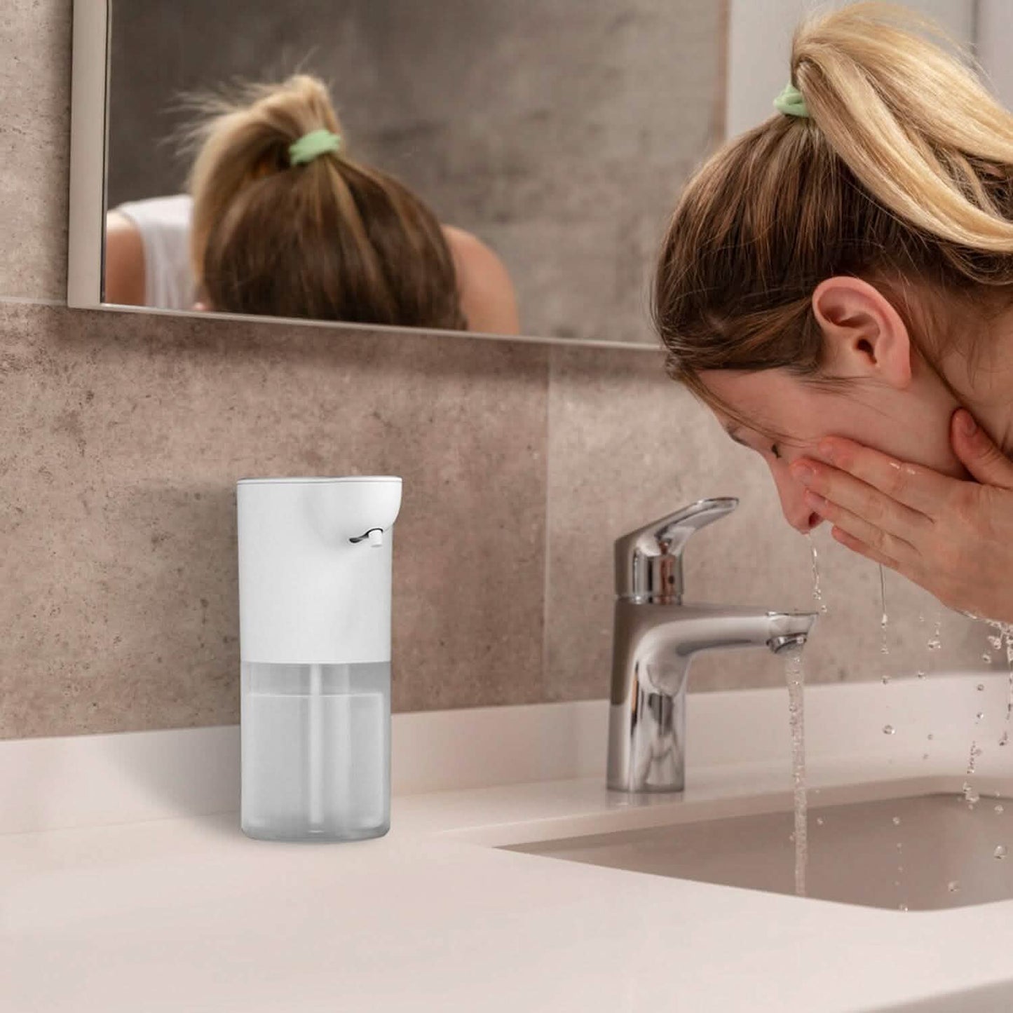 350ml Automatic Foam Soap Dispenser Rechargeable Touchless DailySale