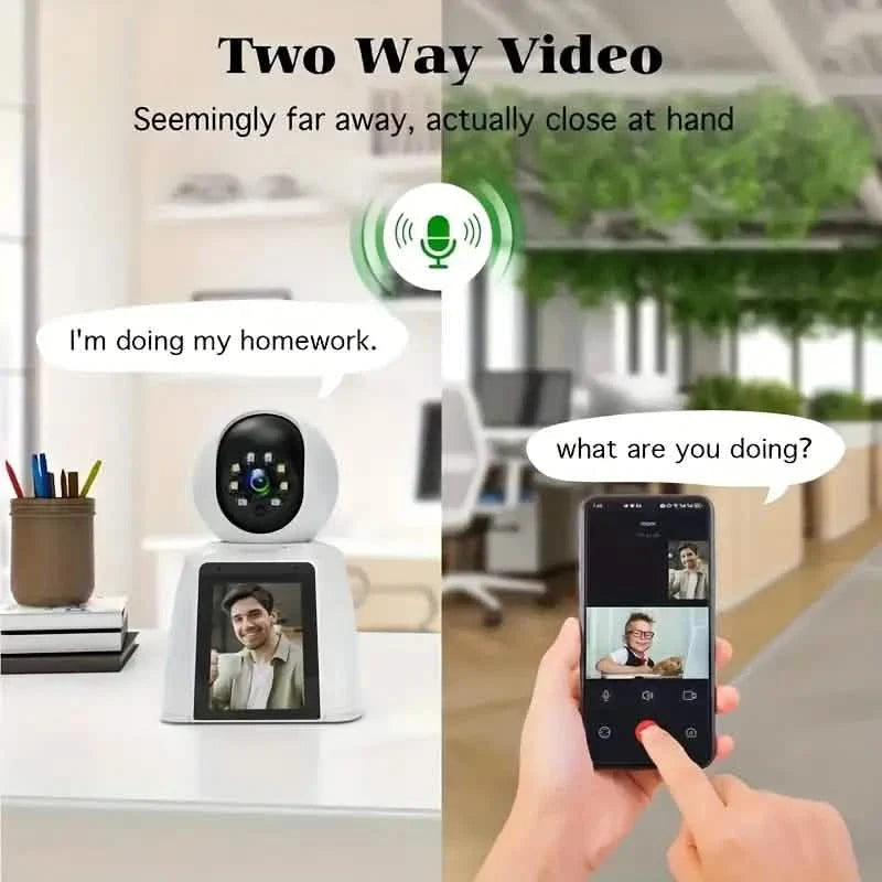 2-Pack: 2K Indoor Security Camera | 2-Way Audio & Video Call + Night Vision DailySale